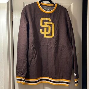 NWT New Era San Diego Padres Crewneck Size XL